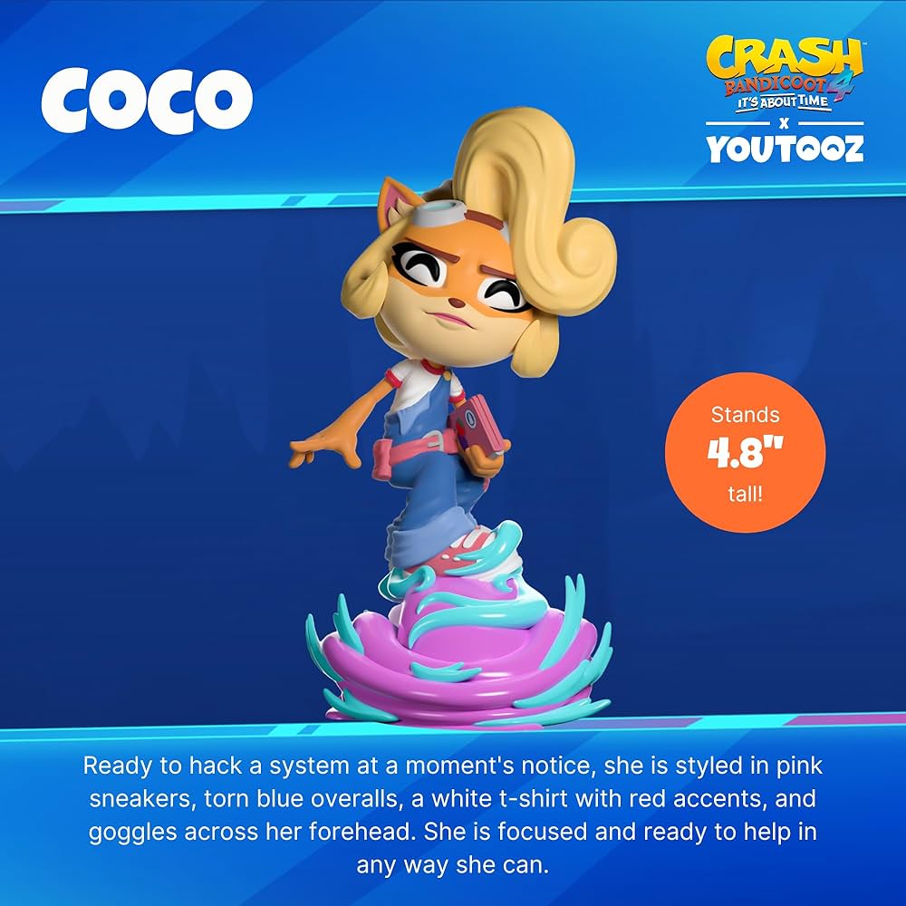 Amazon.com: Youtooz Crash Bandicoot Coco 4.8
